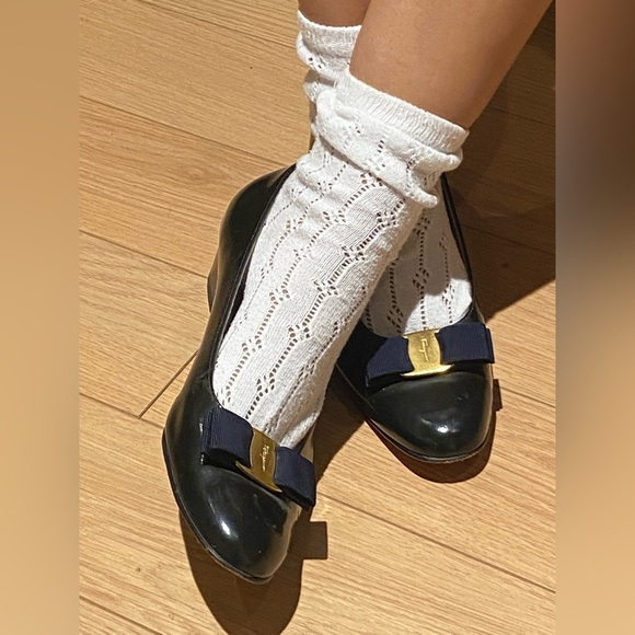 Salvatore Ferragamo Vara Pump Black Leather 10.5 - Picture 2 of 14